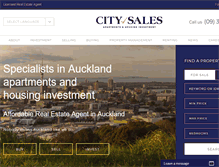 Tablet Screenshot of citysales.co.nz